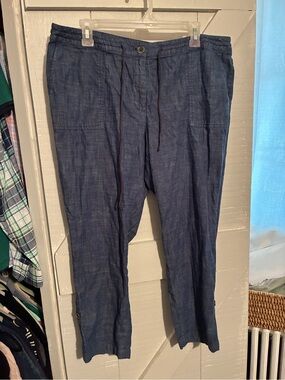 Talbots sz 14 WP cotton crop jeans